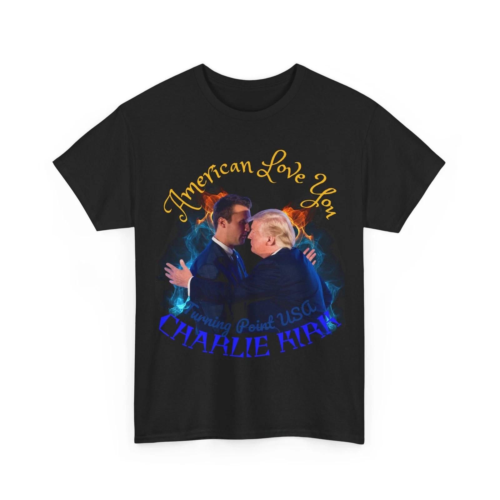 

Чарлі Кірк Американський Люблю Тебе MAGA RIP Патріотична Футболка 2XL