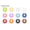 Drink Marker Rings Silicone Colorful Wine Glass Markers Reusable Wine Glass Labels for Parties Receptions Weddings