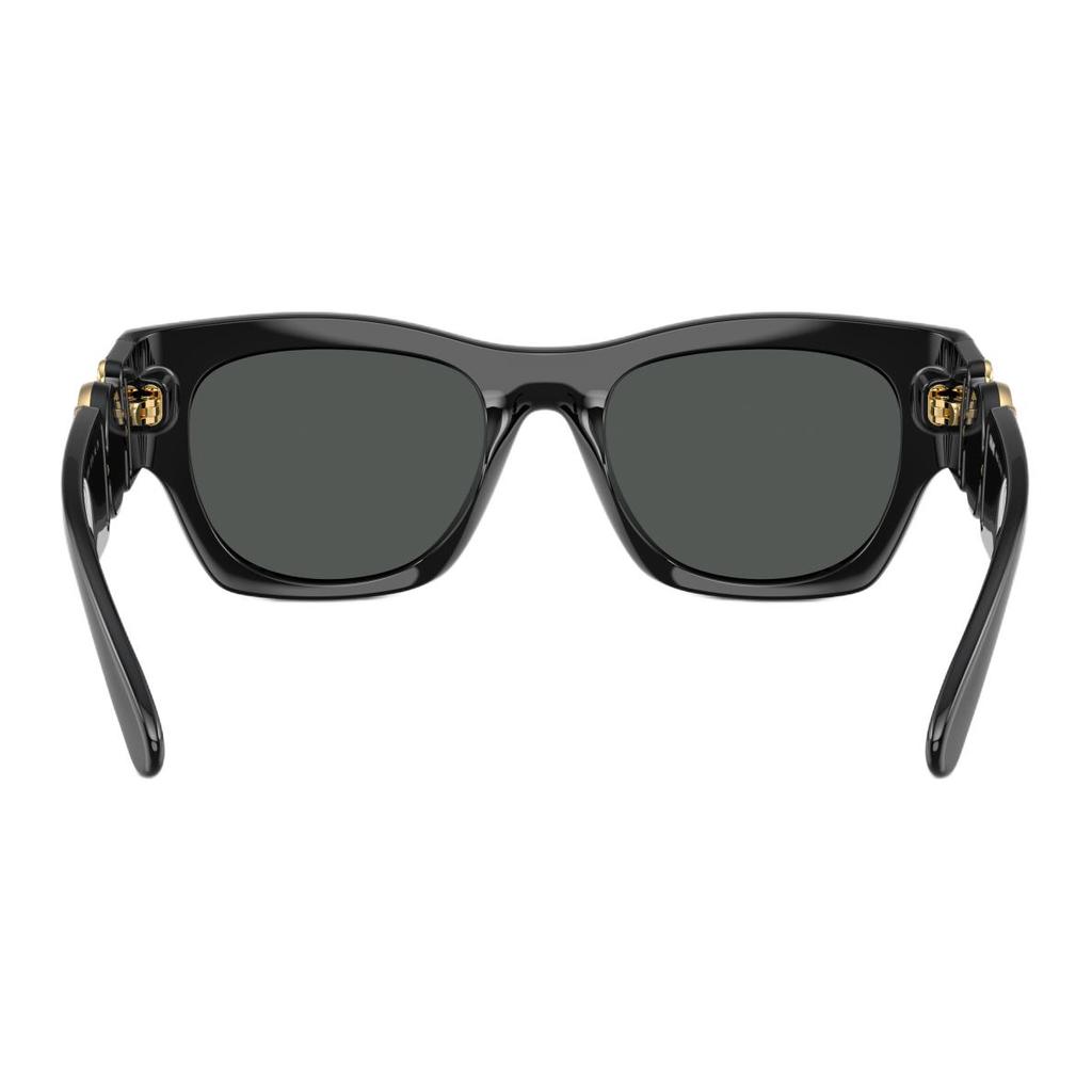 Versace Logo Design Square Sunglasses Unisex Sunglasses Black 0VE4479U-GB1/87