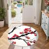 Flower Round Carpet Suitable for Living Rooms Balcony Dormitory Study room Antislip Round Carpet Decorate Offices Perfect Gift for Friends Family