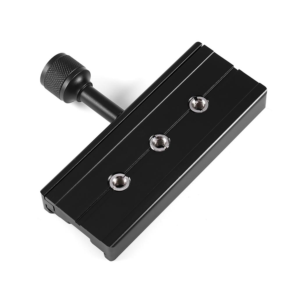 Black QR 120 Clamp Adapter For Quick Release Plate 1 4  3 8  for Arca SWISS RSS Tripod