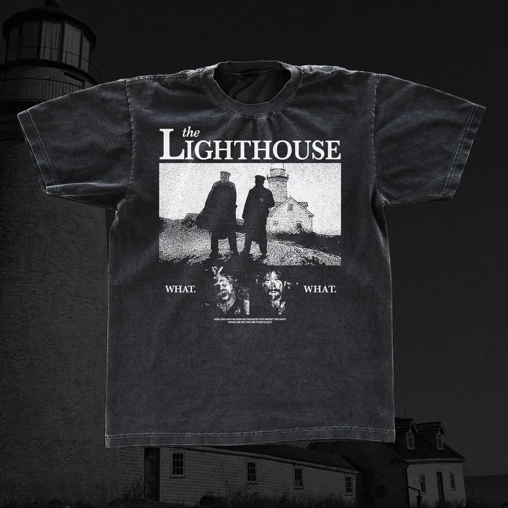 Das Leuchtfeuer Vintage T-Shirt, Grafik-T-Shirt, schwarzes Klassisches Tee UNISEX Shirt Unisex T-Shirt