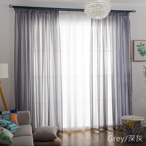 Romantic Home Decor Rose Voile Perspective Curtains Living Room Window Tulle Only Screening Curtain With Light Filtering Polyester Perfect For