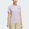 Adidas Campyx Short Sleeve Tee With Logo Print Women Tops Silver IC1978