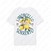 Limoncello T-Shirt Mann Frau Unisex Trendig Minimalistisch Strandurlaub Kleidung Italien Dolce Vita Print Bio-Baumwolle Weißes T-Shirt Tops