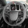 RT-TCZ Lenkrad-Zierblenden-Dekorationsring-Kit Innenraumzubehör für 2012 2013 2014 2015 Chevrolet Camaro, 3 Stück (Kohlefaserstruktur)