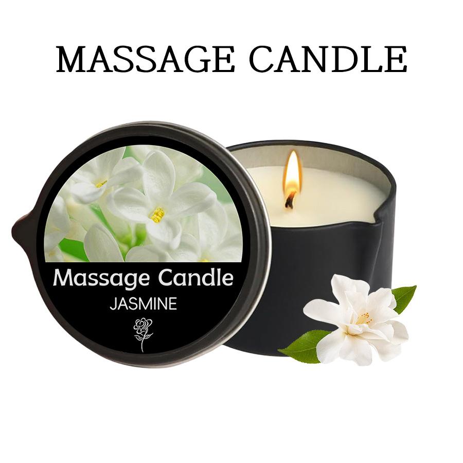 Amber Vanilla massage Candle , Soy Wax Scented Candles - Ideal for Creating Relaxing Ambience & Holiday Gifting, Gifts for Women
