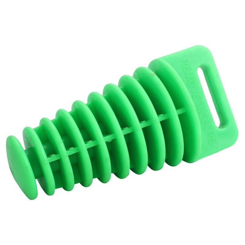 15-62mm Motorcycle Exhaust Pipe Plug Dust-proof Water Proof Exhaust Wash Plug PVC Universal Tailpipe Rubber Air Bleeder Plug