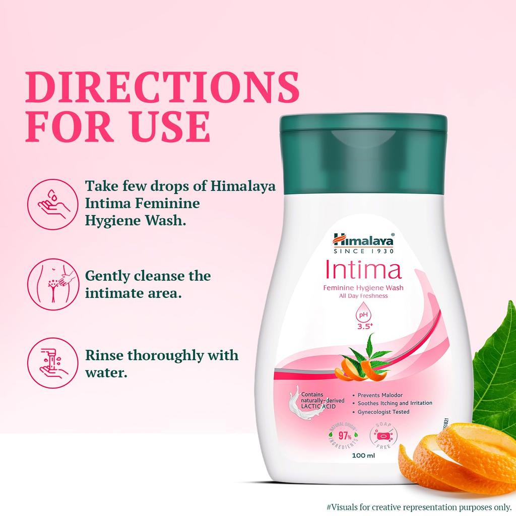 Himalaya Intima Intimwaschlotion 100 ml Tägliche Intimpflege Gleicht den pH-Wert aus Lindert Juckreiz Irritationen Für Frische und Komfort