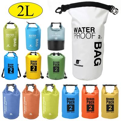 2/3/5/10L Wasserdichte Tasche PVC Dry Sack Zum Bootfahren Angeln Rafting Schwimmen Schwimmend Treibend Wassersack Camping Aufbewahrungstasche Beutel