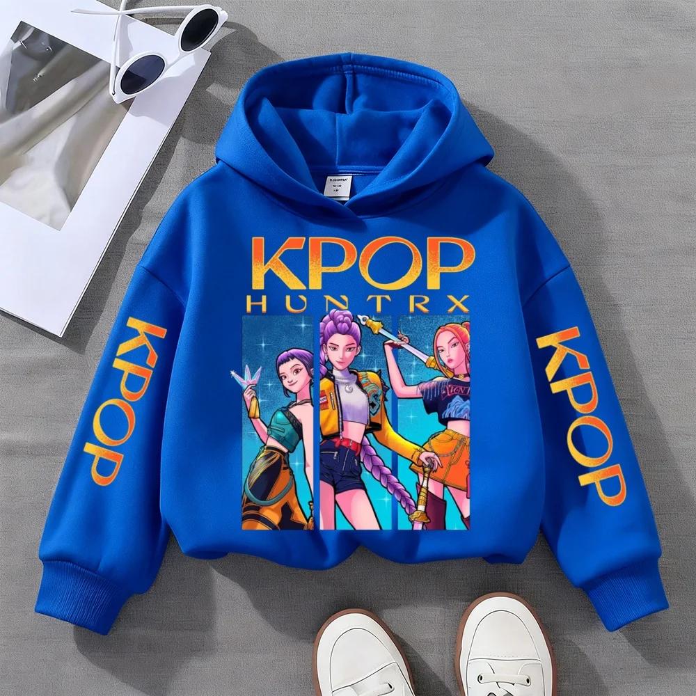 

Популярная детская одежда для охоты на ведьм в стиле K-pop, включая весенне-осенние худи для мальчиков и девочек и модную спортивную одежду 160