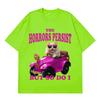 The Horrors Persist But So Do I Funny Hamster Meme Tshirt Unisex Unisex Casual Tshirt Shortsleeved Cotton Aesthetic Trend Tshirts