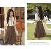 Women's Summer College Style Shirt with Slimming Camisole Dress
