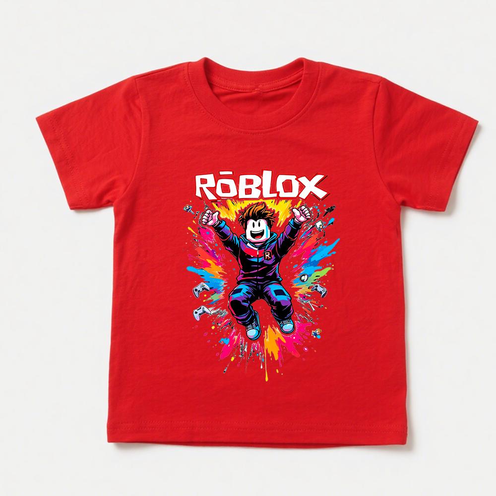 Mode Cartoon Spel Grafisch Kinder T-shirt Jongens Meisjes Korte Mouw T-shirt Kinderen Casual Zomer T-shirts Top