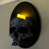 Skull Candle Holders Wall Decor, Aesthetic Skull Gothic Home Decor, Party Statue Decorative Themed Bar Sculpture Decoration New