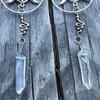 Geometric Moon Star Earrings Alloy Handmade Retro Style For Women Summer