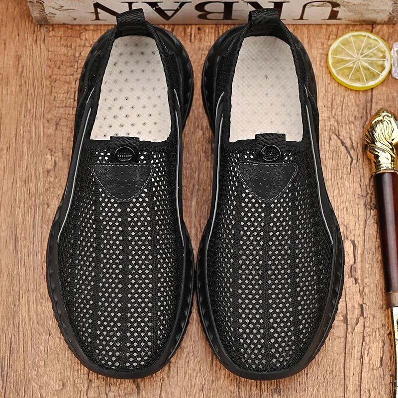 Scarpe Casual Alla Moda Nuove Traspiranti Leggere Sandali Vuoti da Uomo Scarpe da Guida da Uomo Suole Massaggianti Consegna Gratuita