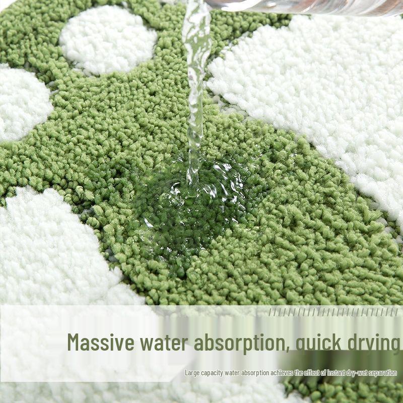 Absorbent Anti-Slip Floor Mat for Entryway, Bathroom, Kitchen, and Hallway