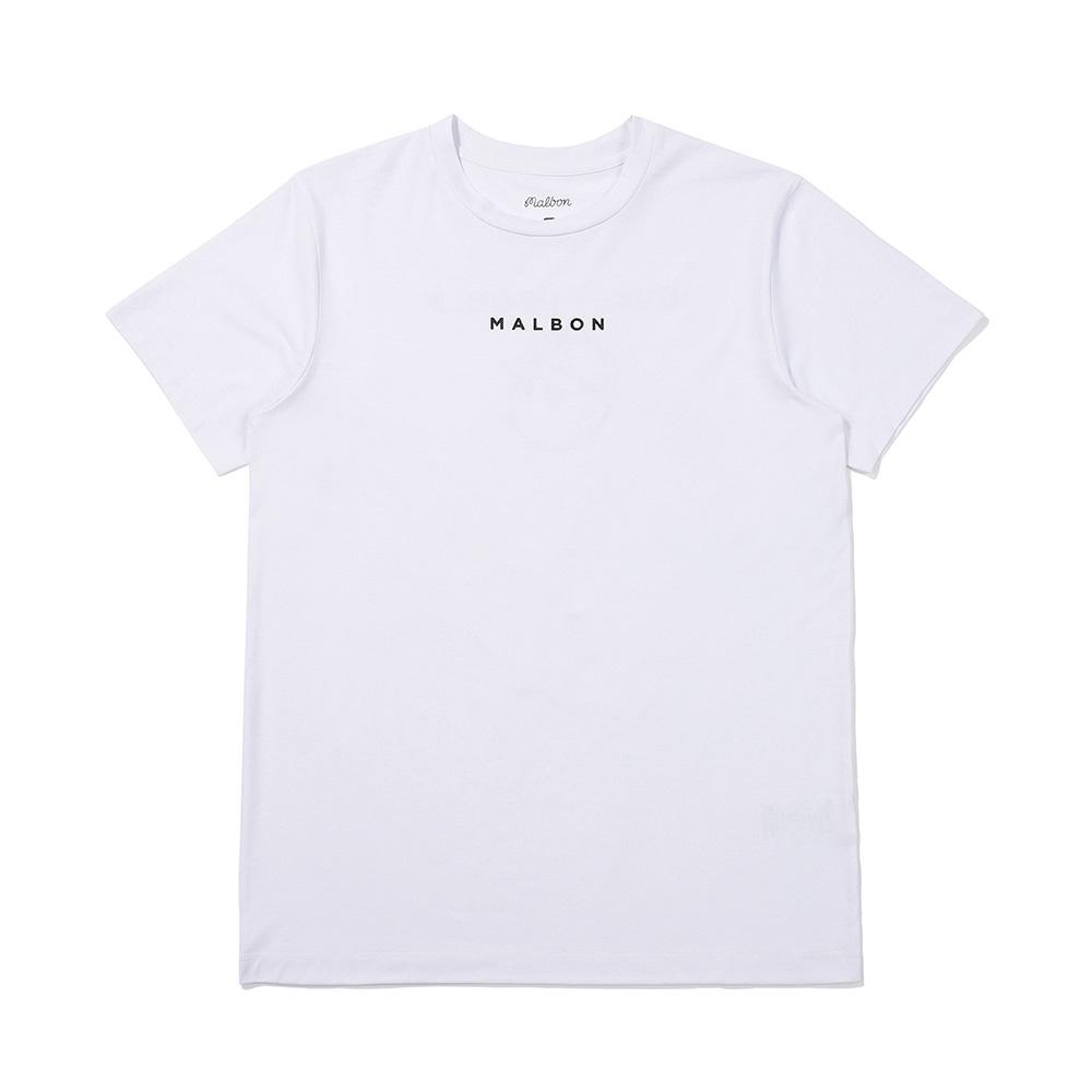 MALBON GOLF Malbon Fitted Round T-Shirt Off White (Man)