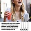 304 Stainless Steel Tea Drinking Straws Spoon Yerba Mate Tea Filter 1 Set Reusable Bombilla Gourd Tea Tools Bar Accessories