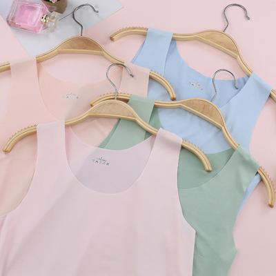 Thin Vest O-neck Sleeveless Fit Seamless Tops Women Slim Tank Solid Color Tops Female