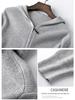 Cardigan Sweats à capuche zippé pour homme Printemps/Automne 2024 - Sweat à capuche en maille unie