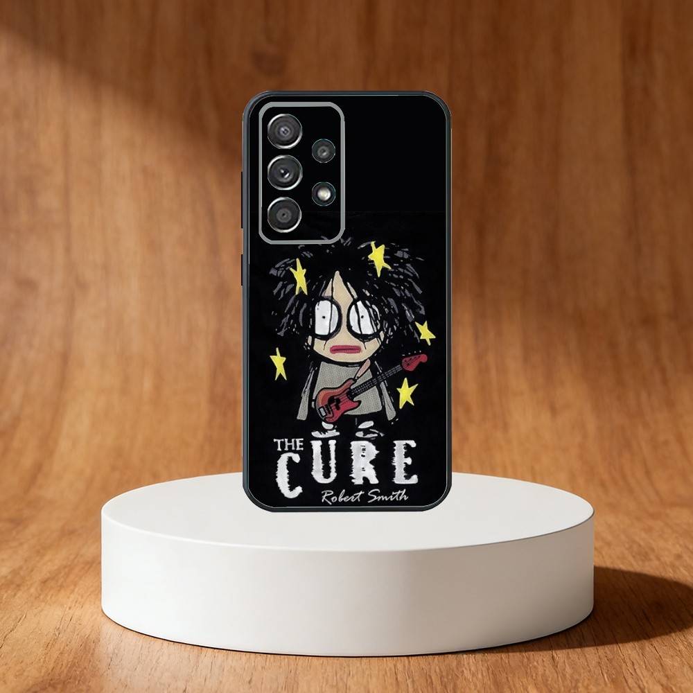 The cure Robert S-Smith Phone Case For Samsung S25,S24,S21,S22,S23,S30,Ultra,S20,Plus,Fe,Note,10,9,5G Black Cover