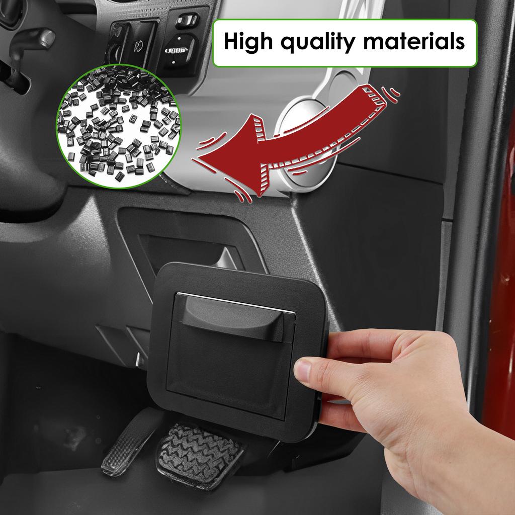 Center Console Fuse Storage Box Compatible for FJ Cruiser 2007-2025 Plastic Driver Seat Fuse Box Lightweight Fuse Box Container