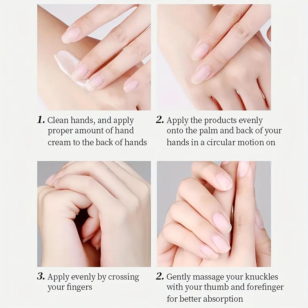 5pcs Creamy Tea Hand Cream Moisturizing Hand Cream