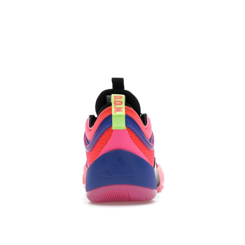 Adidas DON. Número 6 Hombres Morado Burst Negro Lucido Limón Lúcido JH8969