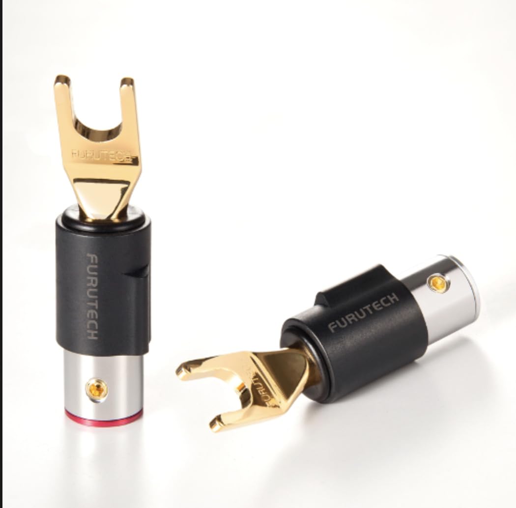 

FURUTECH ADL High-End Grade Y-Lug Terminals, 24K Gold Plated, Set of 4, FT211G