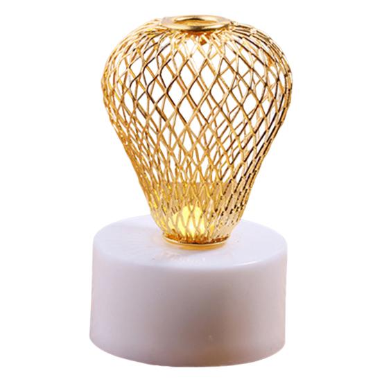 Star Moon Iron Art Mesh Candlestick Candle Lamp Rustic Style Display Mold Ramadan Eid Mubarak Festive Decoration