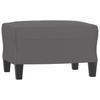 Footstool Gray 60x50x41 Cm Artificial Leather