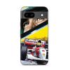 Phone Case - MANIACASE - Google Pixel 8a - Ayrton Senna - Silicone TPU - Black