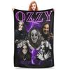 Ozzy Osbourne  Tribute Throw Blanket Black Sabbath Rock Band Plush Couch Blanket x Inches Multisize Bedspread