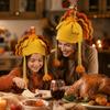 Thanksgiving Turkey Hat Creative Party Decoration, Funny Costume Accessory for Adults and Kids