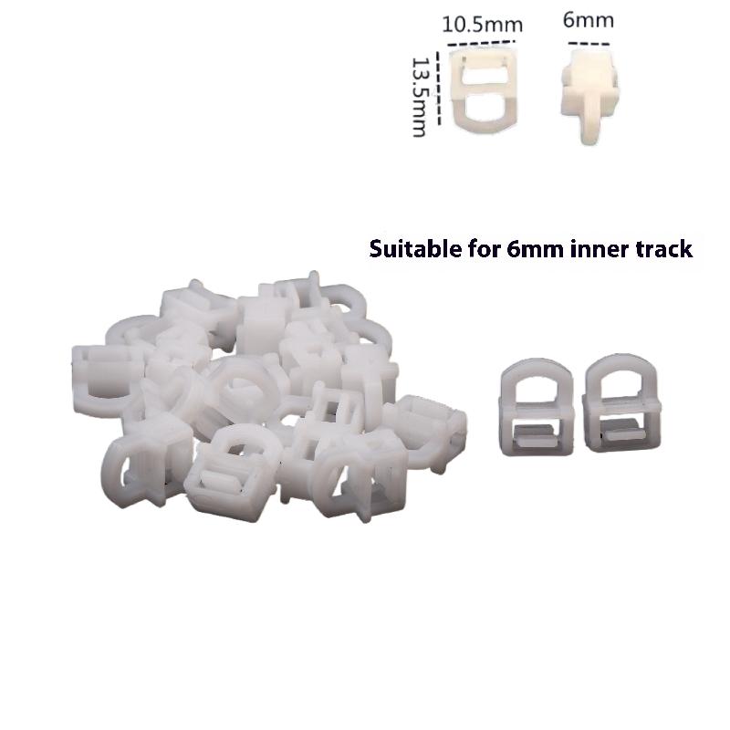 20Pcs Car DIY Accessories 3mm 6mm 9mm For Truck Curtain Slider Automotive Plastic Fastener Clip