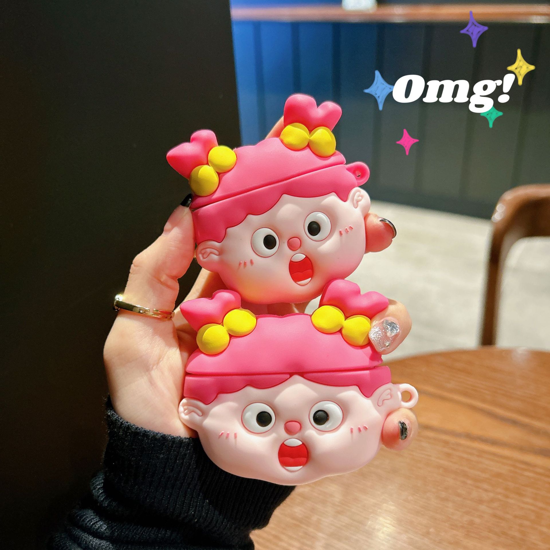 

Забавный милый 3D Girl Защитный силиконовый чехол для наушников Bluetooth для Airpods Pro 2 Чехол/Чехол Airpods Pro/Чехол Airpods для мужчин и девочек airpods pro 2 2022