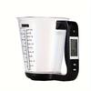 600ml Smart Measuring Cup with Thermometer , 6 in 1 Unit Conversion , Food Grade ABS Detachable Design , Real Time Monitoring from 0 to 40°C