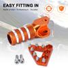 Motorcycle CNC Rear Brake Pedal Step Tips For KTM EXC EXCF SX SXF XC XCF XCW SMR LC4 125 150 200 250 300 350 400 450 500 530