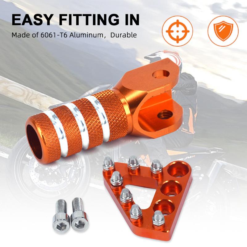 Motorcycle CNC Rear Brake Pedal Step Tips For KTM EXC EXCF SX SXF XC XCF XCW SMR LC4 125 150 200 250 300 350 400 450 500 530