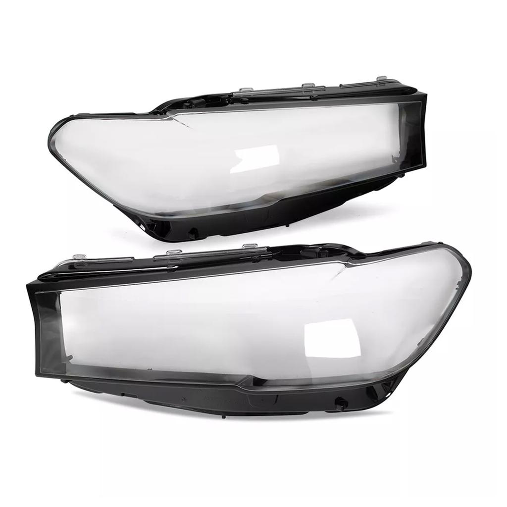 2PCS Headlight Headlamp Lens Cover Shell For BMW 5 SERIES G30 G38 2020-2022