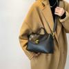 IELGY Winter Bag Niche Design Fashionable All-Match Large-Capacity Lock Portable Shoulder Messenger Bag