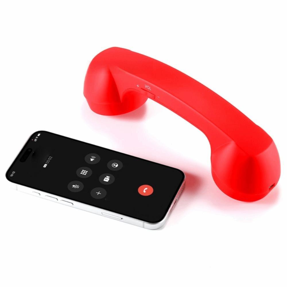 Telephone Style Phone Handset with Microphone Handheld Cell Phone Receiver