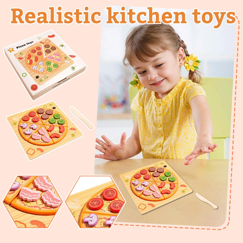 Pretend Play Pizza & Cooking Set - Realistic Kitchen Toy For Imaginative Kids