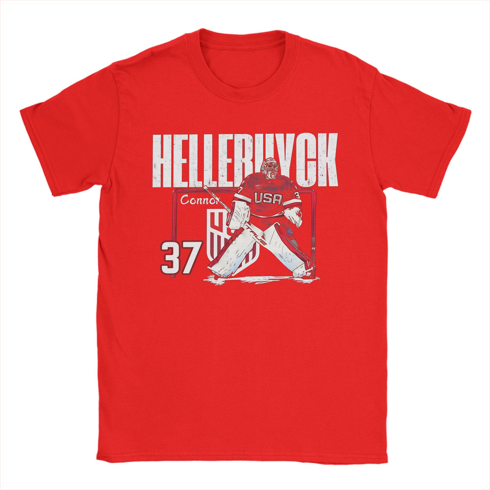 Connor Hellebuyck New Arrival T Shirt Unisex Women 100 Cotton Tee Shirt Clothing S