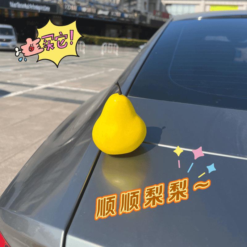 Apfel Frucht Auto Schmuck für Konsole - Elektrofahrzeug Innen-/Außendekoration Weihnachten