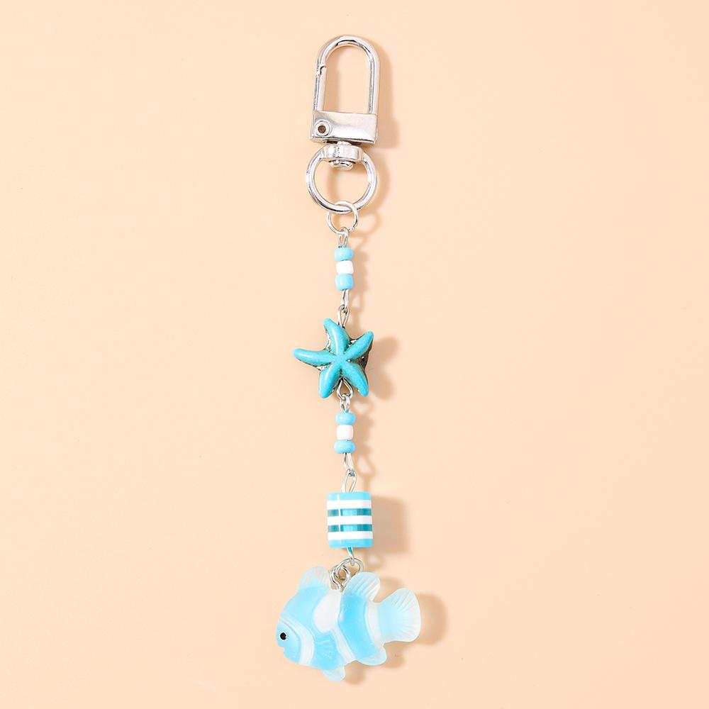 Cute Simulation Water Bag of Goldfish Keychain Women Girls Key Ring Pendants for Handbag Decor DIY Kid's Jewelry Gifts