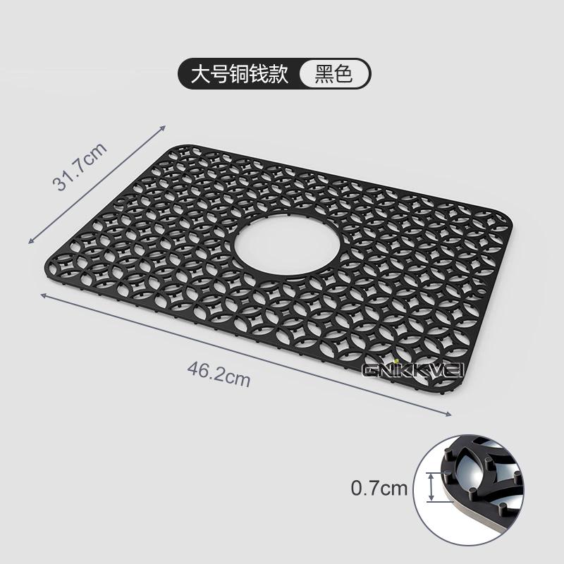 Silicone Sink Mat,Sink Protectors for Bottom of Kitchen Sink,Kitchen Sink Accessory,Heat Resistant Dishes Drying Mats