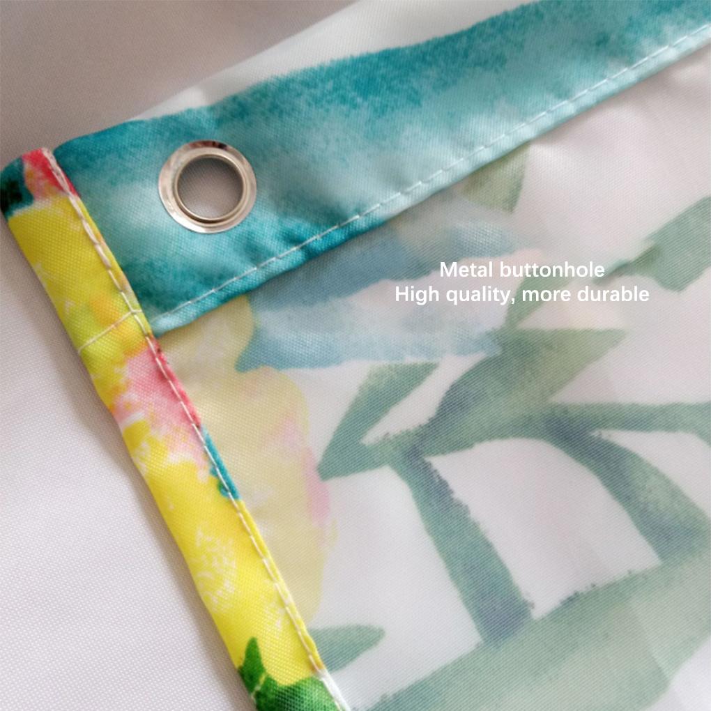 Badezimmer Duschvorhang Hängender Schutz Dekorativer Badevorhang Hotelhaushalt Innenwaschraum Duschen 120x200cm